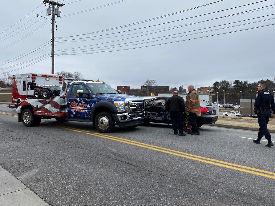 Wreck on Liberty Street